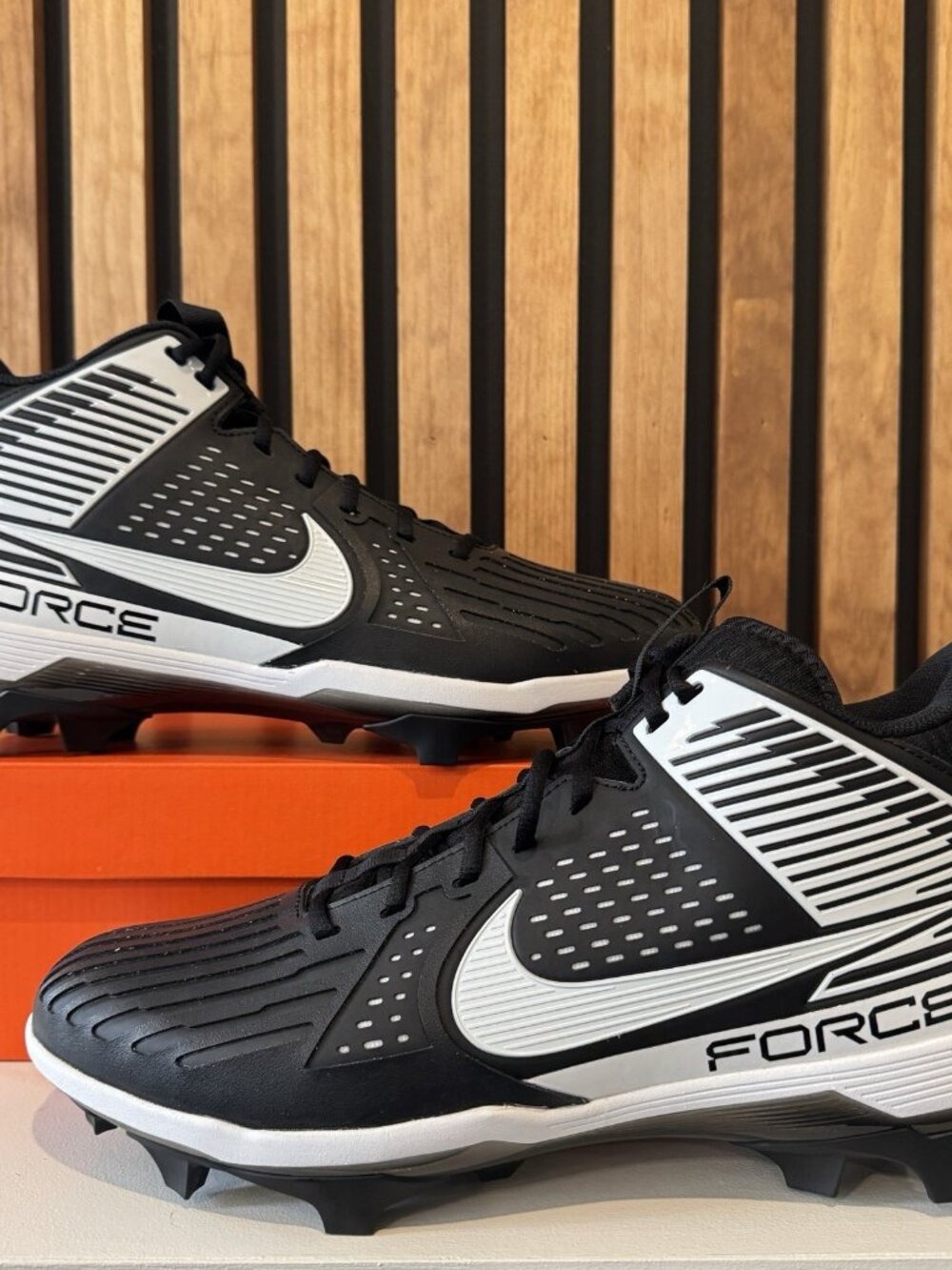 SIZE 12.5 - Nike Force Savage Pro 3 Lineman Football Cleats Black DA5453-005